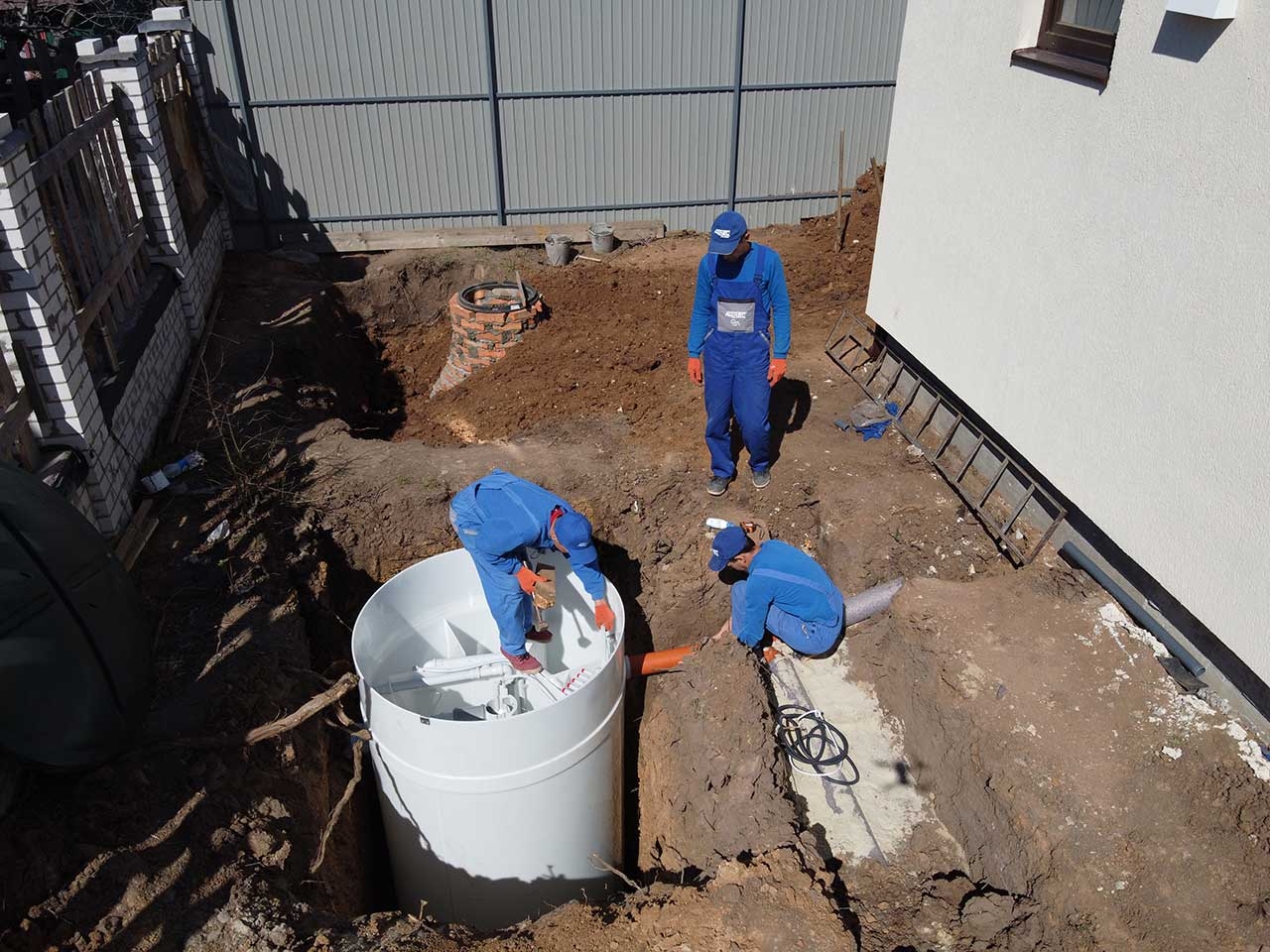 Монтаж очистных сооружений AQUATEC (16)